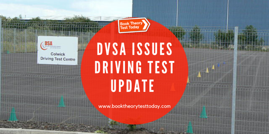 Colwick driving test centre UK and DVSA driving test update.