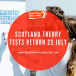Scotland Theory Tests with a learner driver revising.