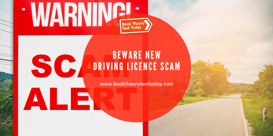 Driving licence scam warning.