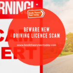 Driving Licence Scam Warning.