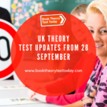 UK theory test updates 2020.