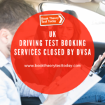 DVSA halts driving test appointments.